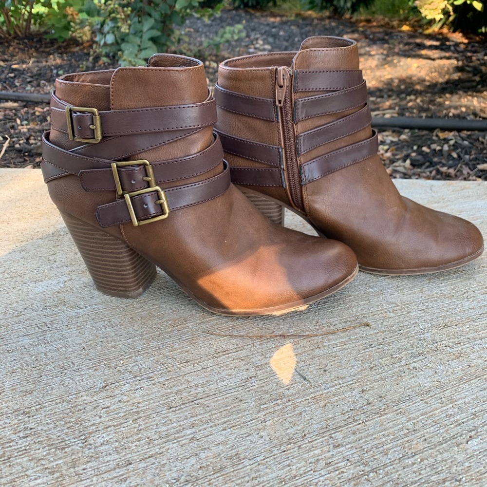 Madden Girl Brown Booties